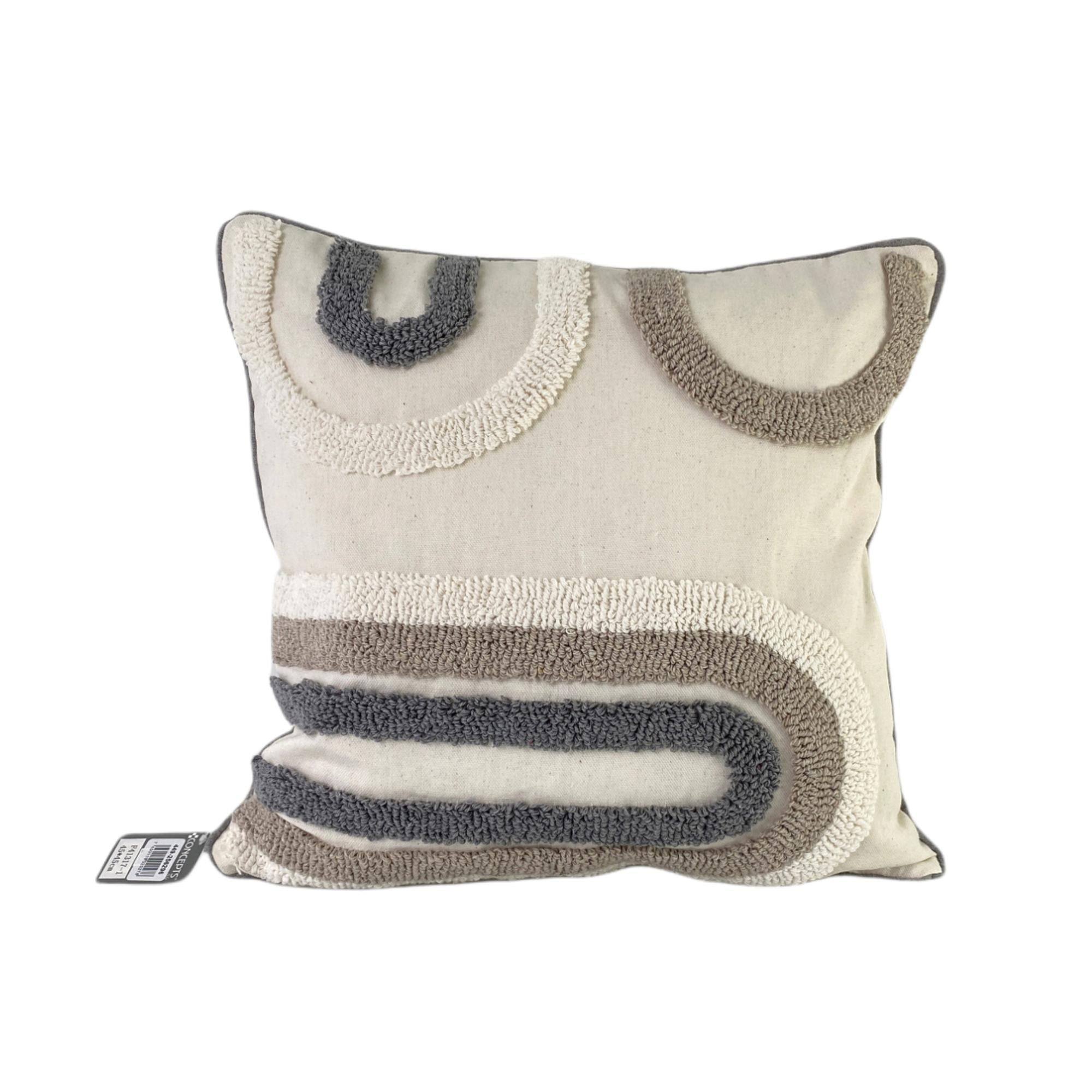 COJIN DEOCRATIVO GRISES 45X45CM 449-256296