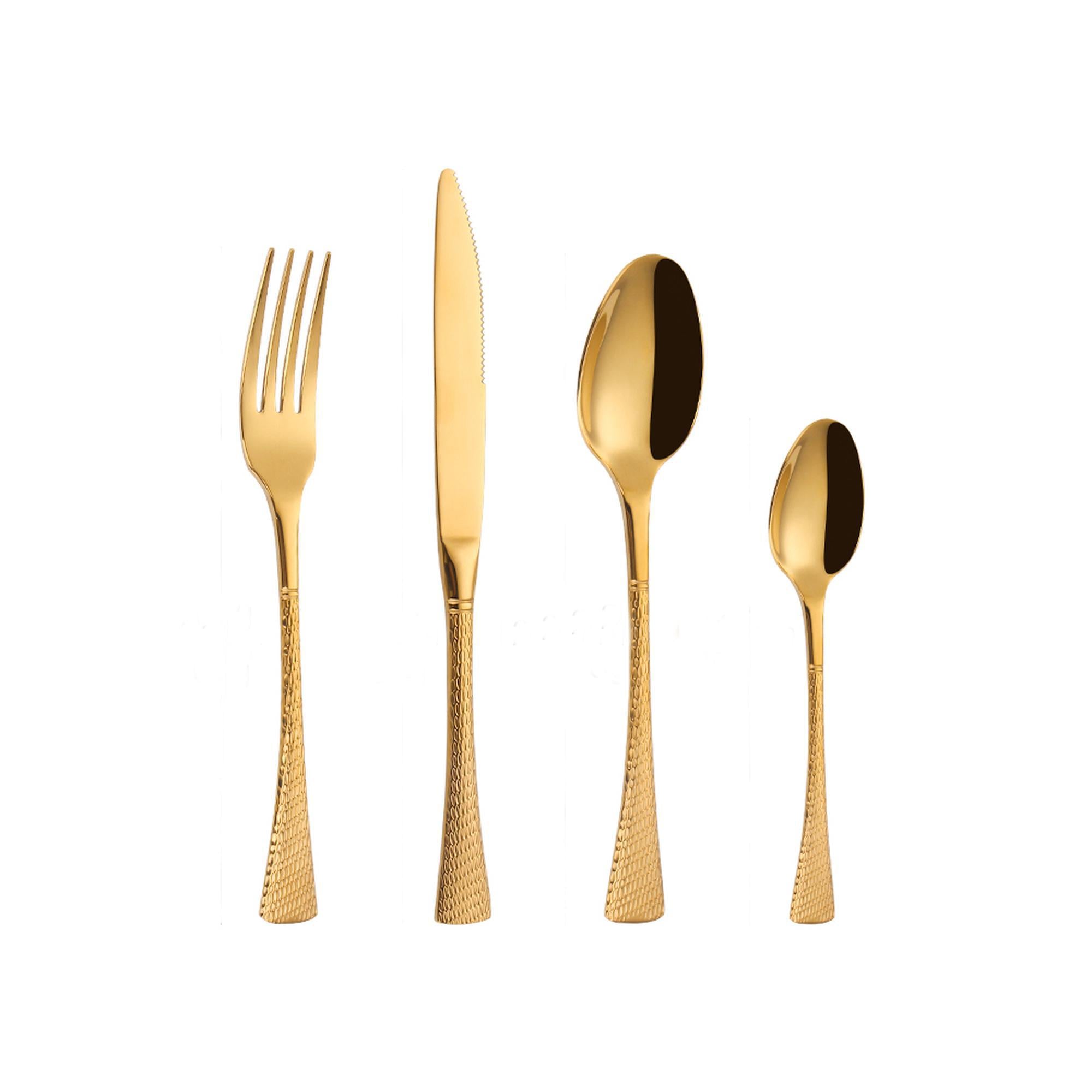 SET CUBIERTO DORADO 588-630014